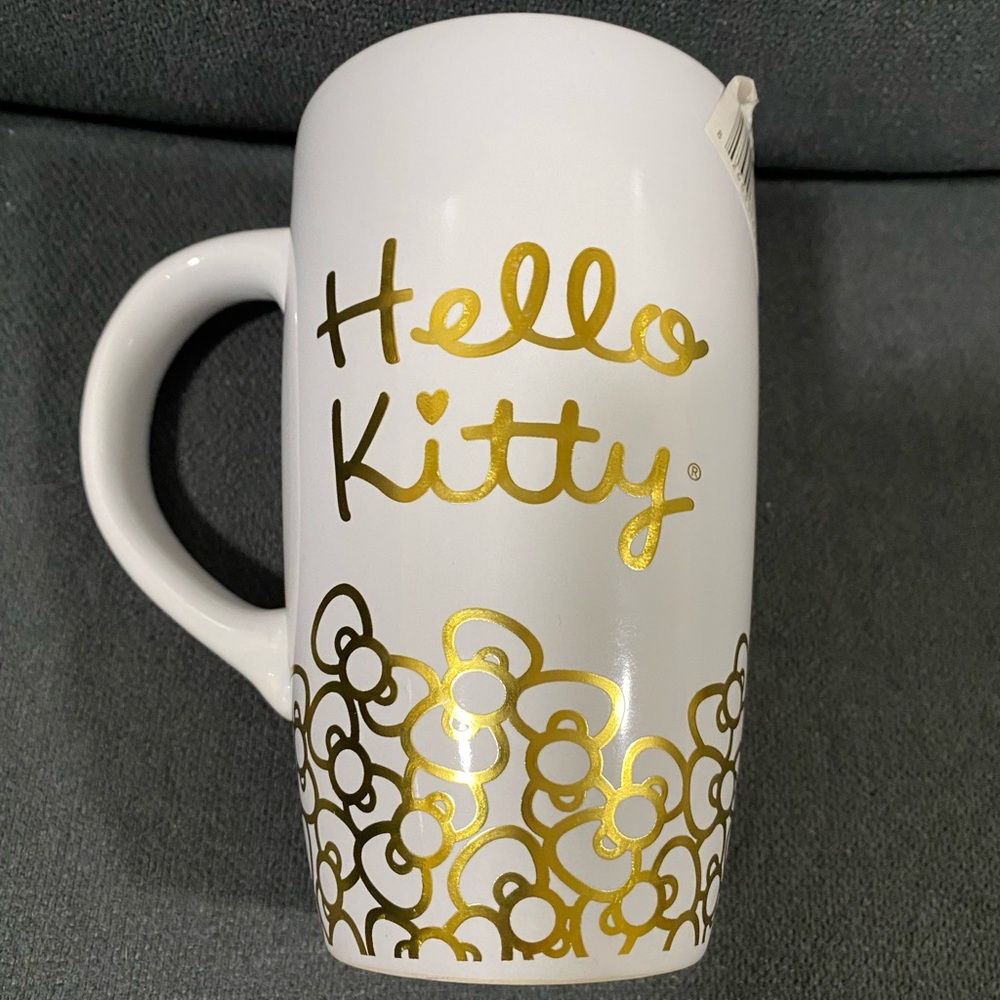 New Hello Kitty 16oz Tall Ceramic Travel Mug - Picture 8 of 11